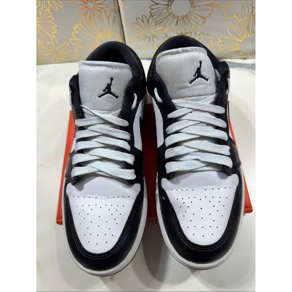 Nike Air Jordan 1 Low Panda White Black Womens 10 - Picture 2 of 9